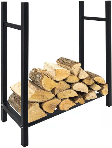 2ft Outdoor Firewood Rack Holder - Yorkn Inc✅