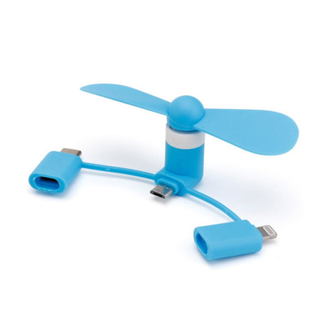 3 - in - 1 Mini Phone Fan - Yorkn Inc✅