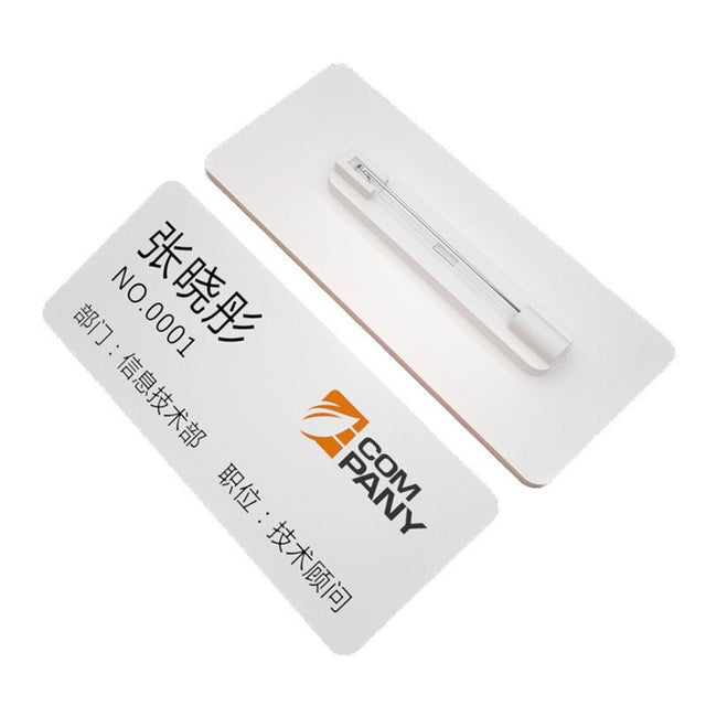 3 Inch Acrylic Chest Badge - Yorkn Inc✅