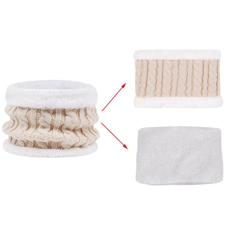 3 - pieces Winter Knit Hat Scarf Set - Yorkn Inc✅
