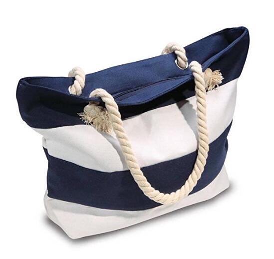 Canvas Tote Bag With Rope Handles