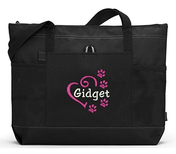 Embroidered Tote Travel Bag