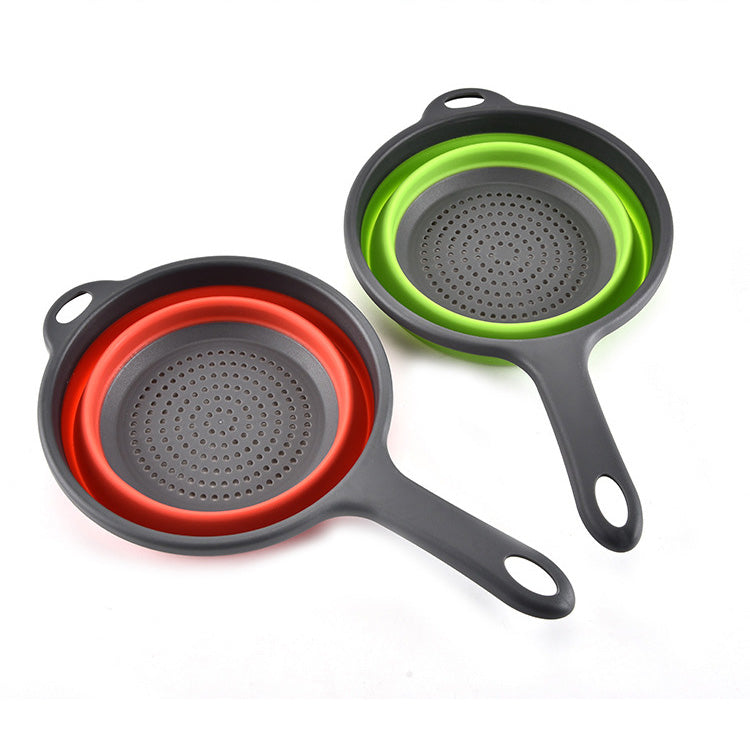 Passoire à légumes pliable en silicone 