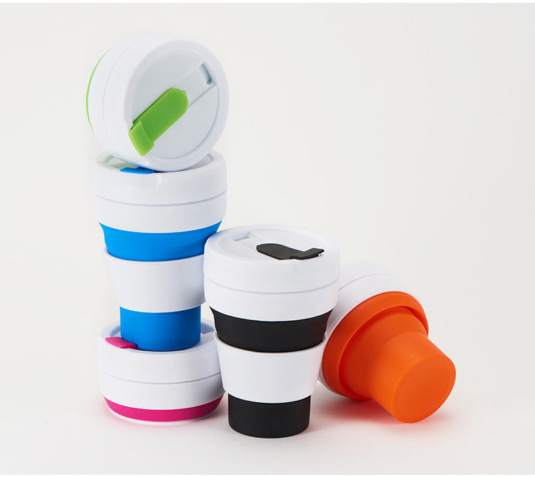 Gobelet à eau pliable en silicone 