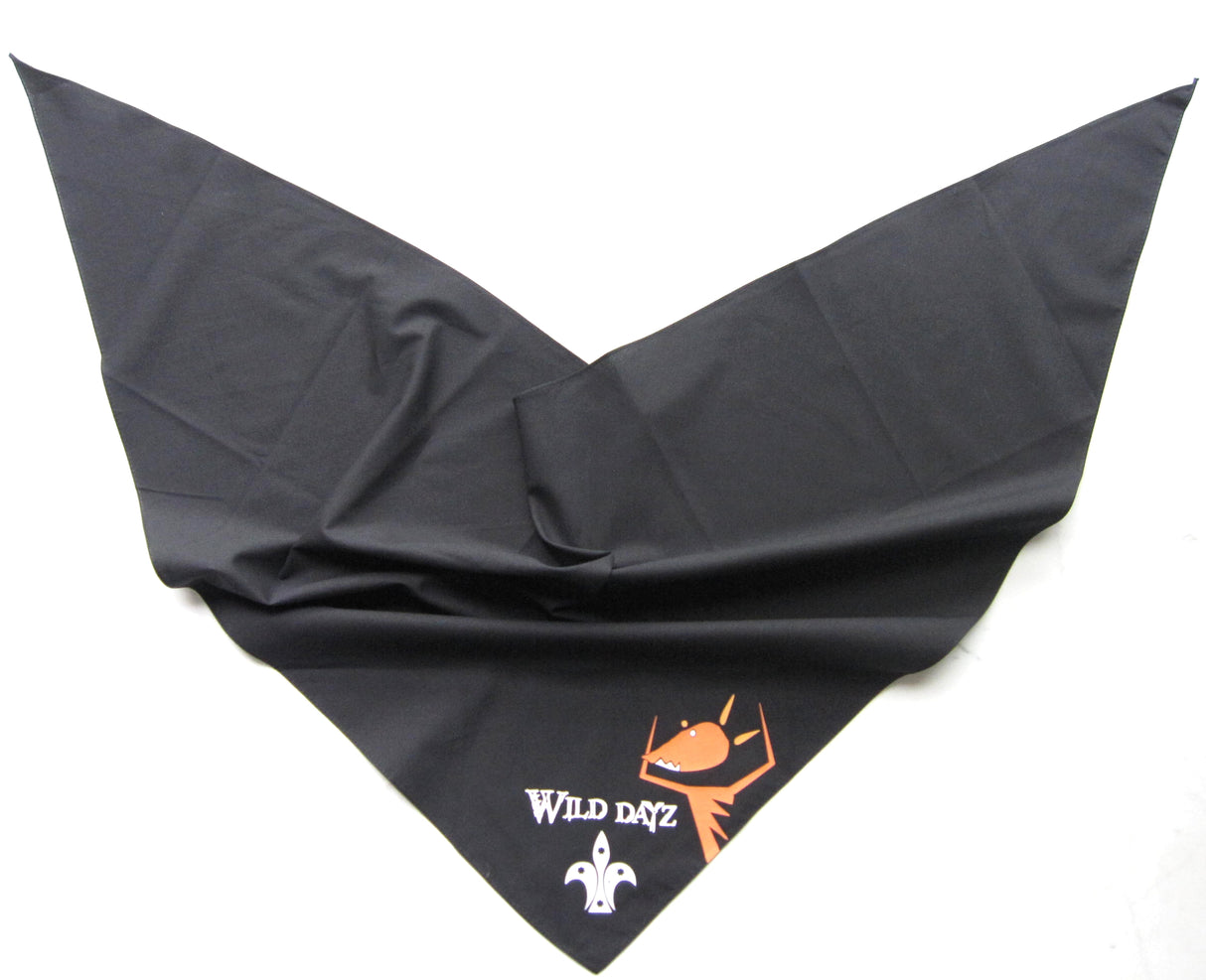 Bandana triangular de algodón liso 