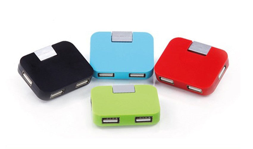 Portable Slim Funny 2.0 Mini 4 Port Usb Hub