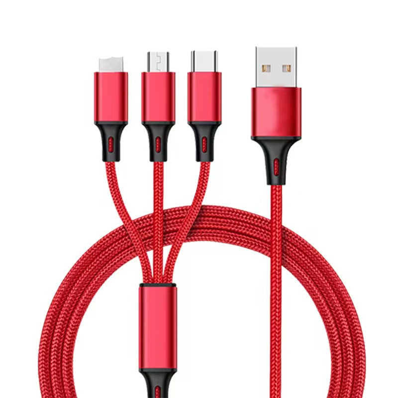 Three-in-one Mobile Phone Charging Cable