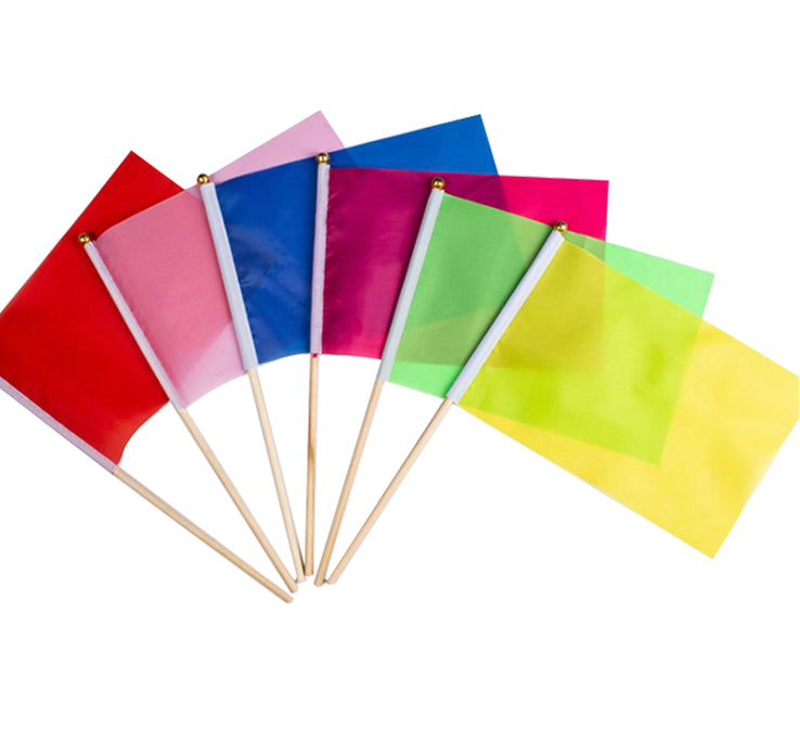 Drapeaux sur bâton 