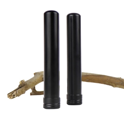 Contenedor de tubo de metal pequeño 