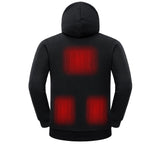 Veste à capuche chauffante USB 