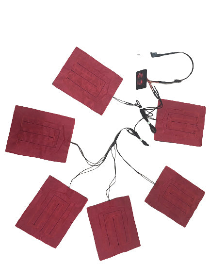 Chaqueta con capucha y calefacción por USB 