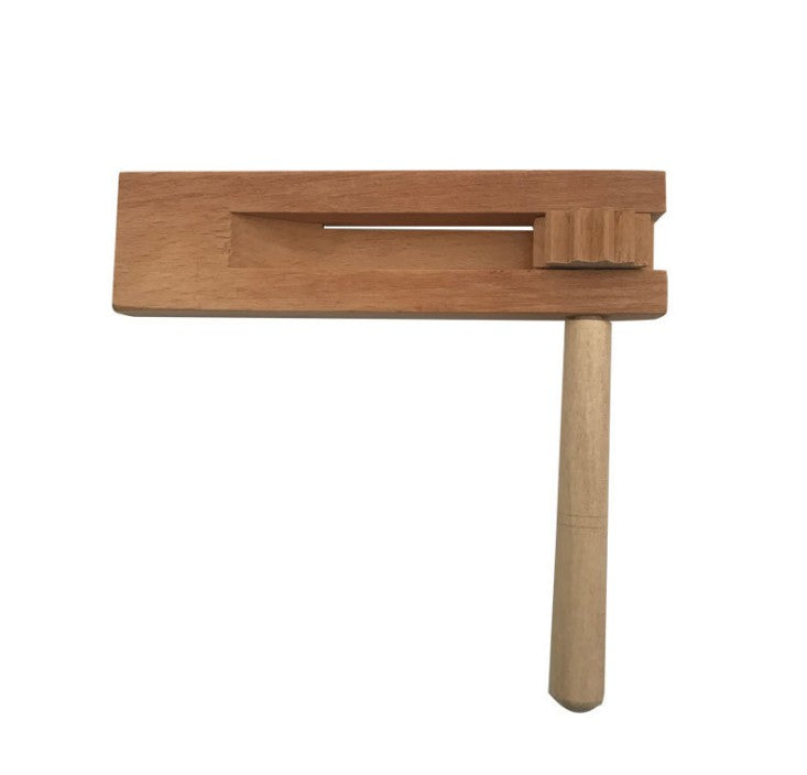 Créateur de bruit à cliquet rotatif en bois 