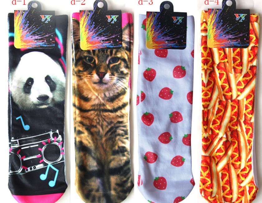Sublimated Sheer Socks
