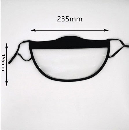 Anti-fog Clear Window Face Mask