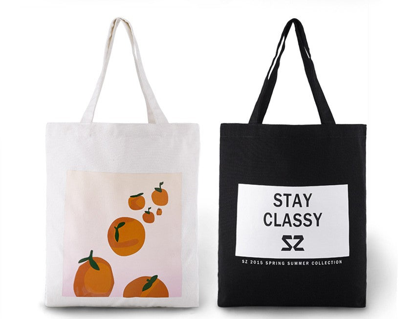 Bolsa de lona con asa 