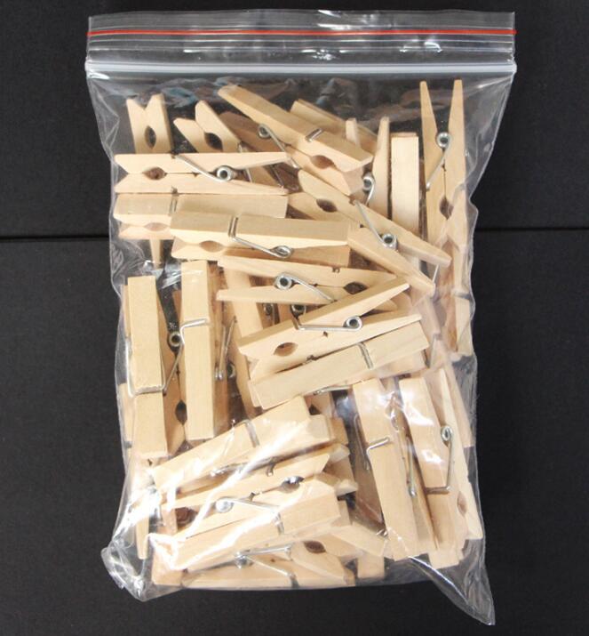 Pinces à linge en bois 