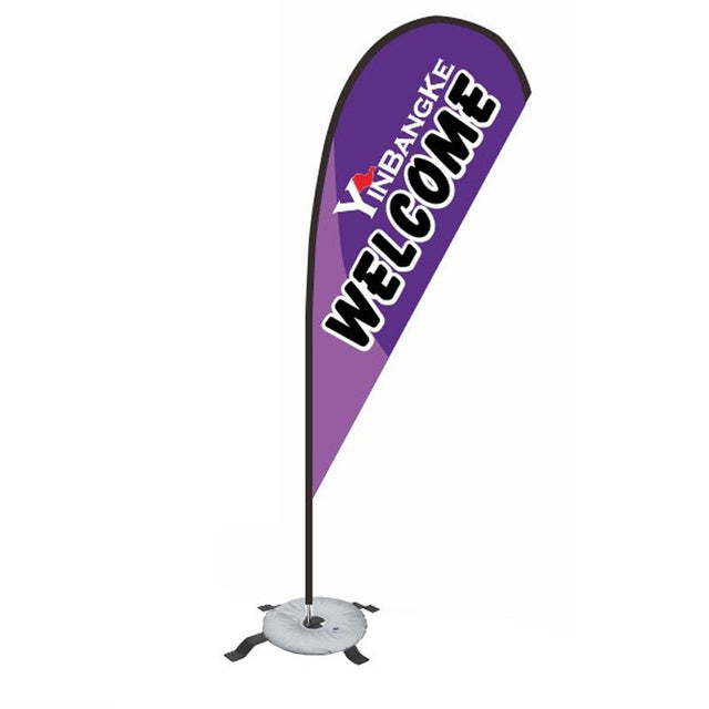 3.4m P Shape Feather Flag - Yorkn Inc✅