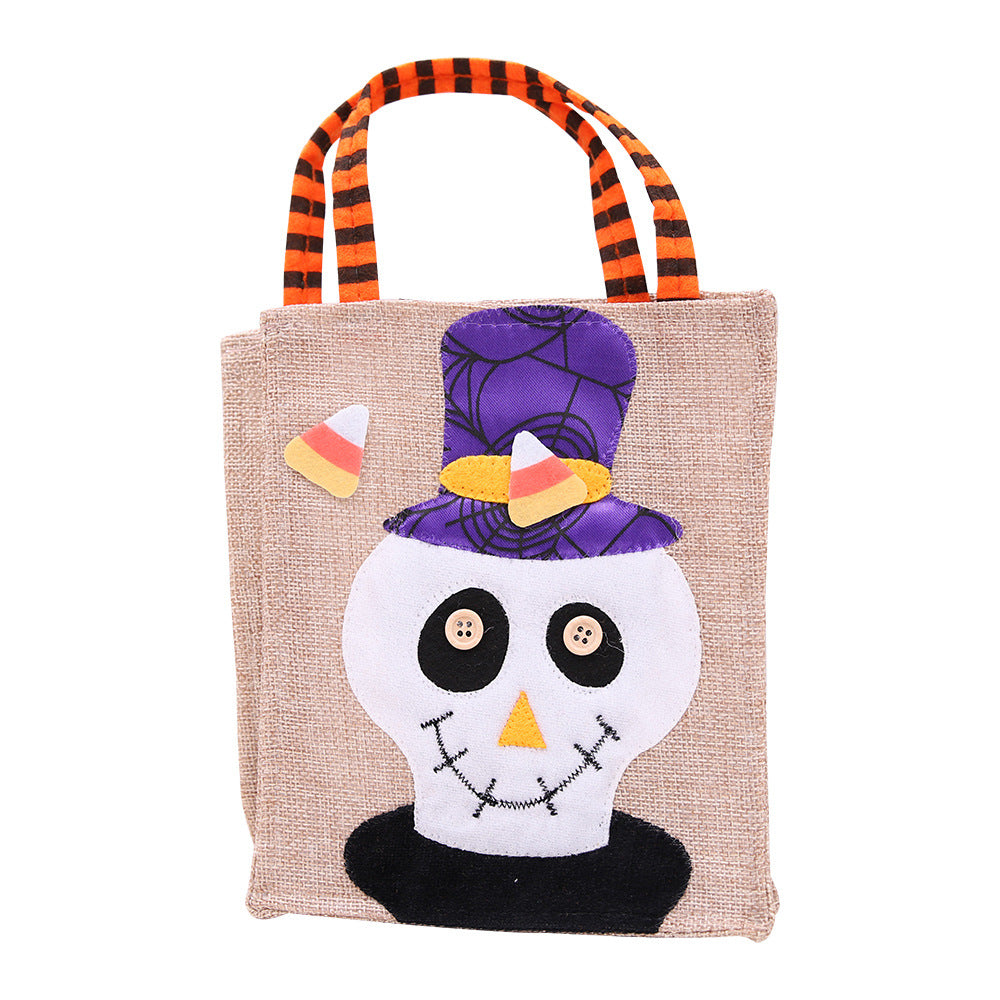 Bolsa de mano de Halloween con dulces o trucos 