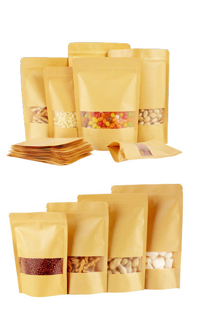 Sac Kraft avec fenêtre - 28 unités 