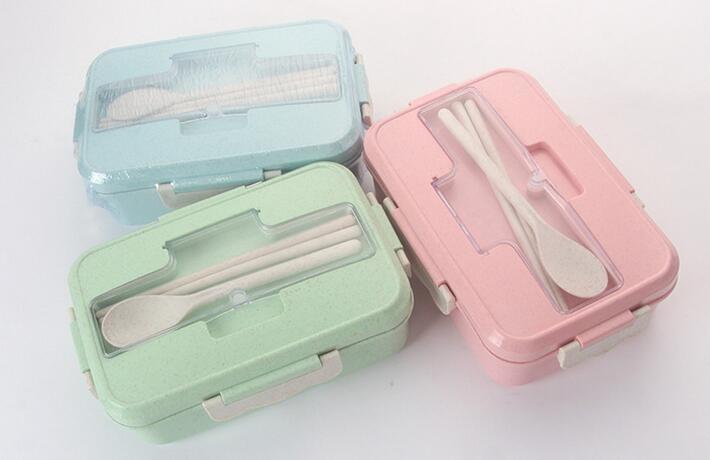 Wheat Straw Lunch Box Set