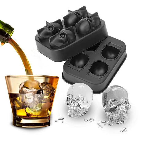 3d Skull Ice Cube Mold - Yorkn Inc✅