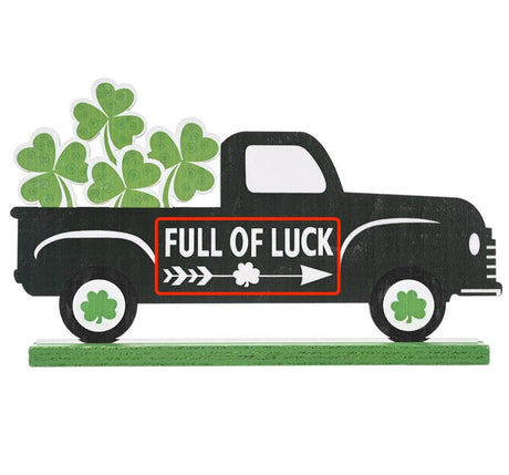 3x2" Pickup Truck Shaped Wooden Ornament - Yorkn Inc✅