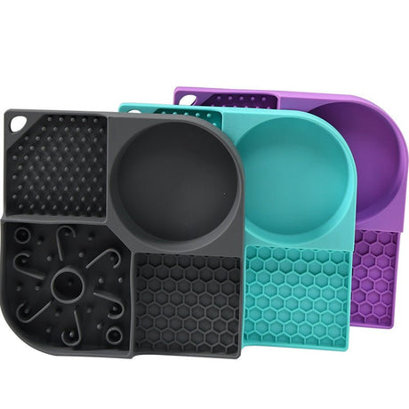 4 Compartments Slow Feeder Licking Mat - Yorkn Inc✅