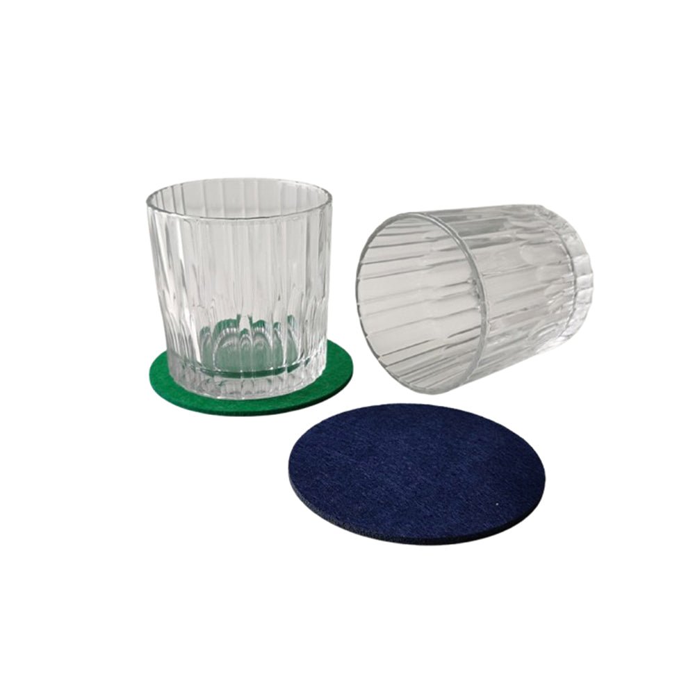 4 Inch Round Felt Coaster - Yorkn Inc✅