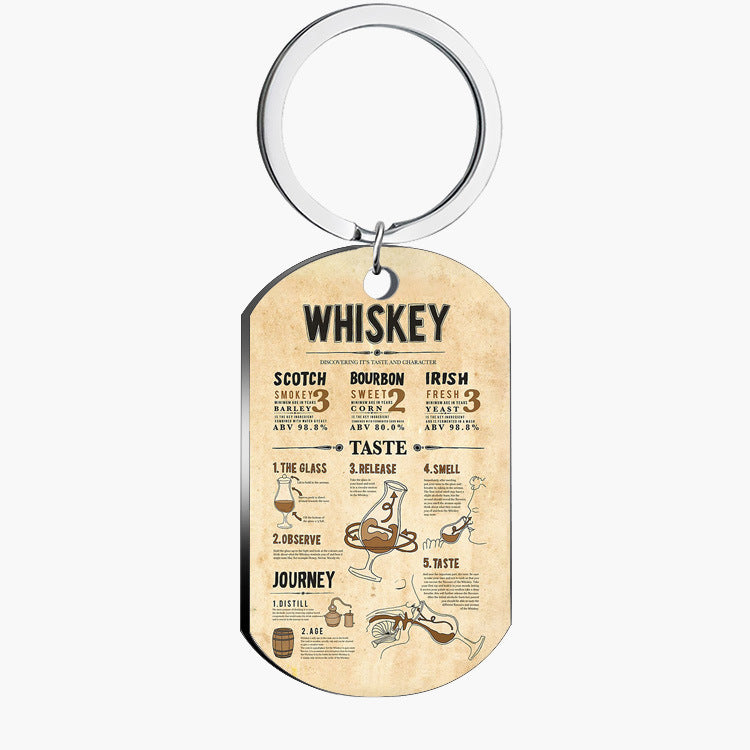 Whiskey Keychain