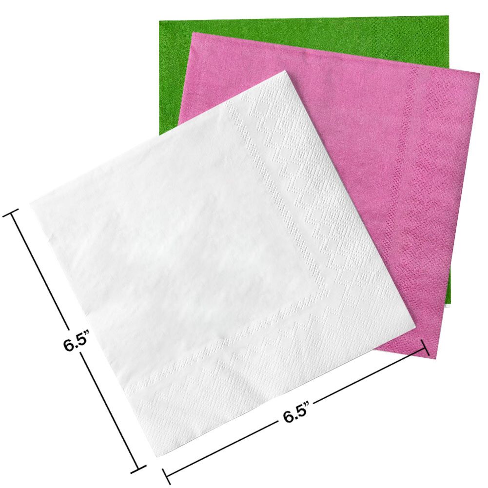 Serviettes à cocktail noires 