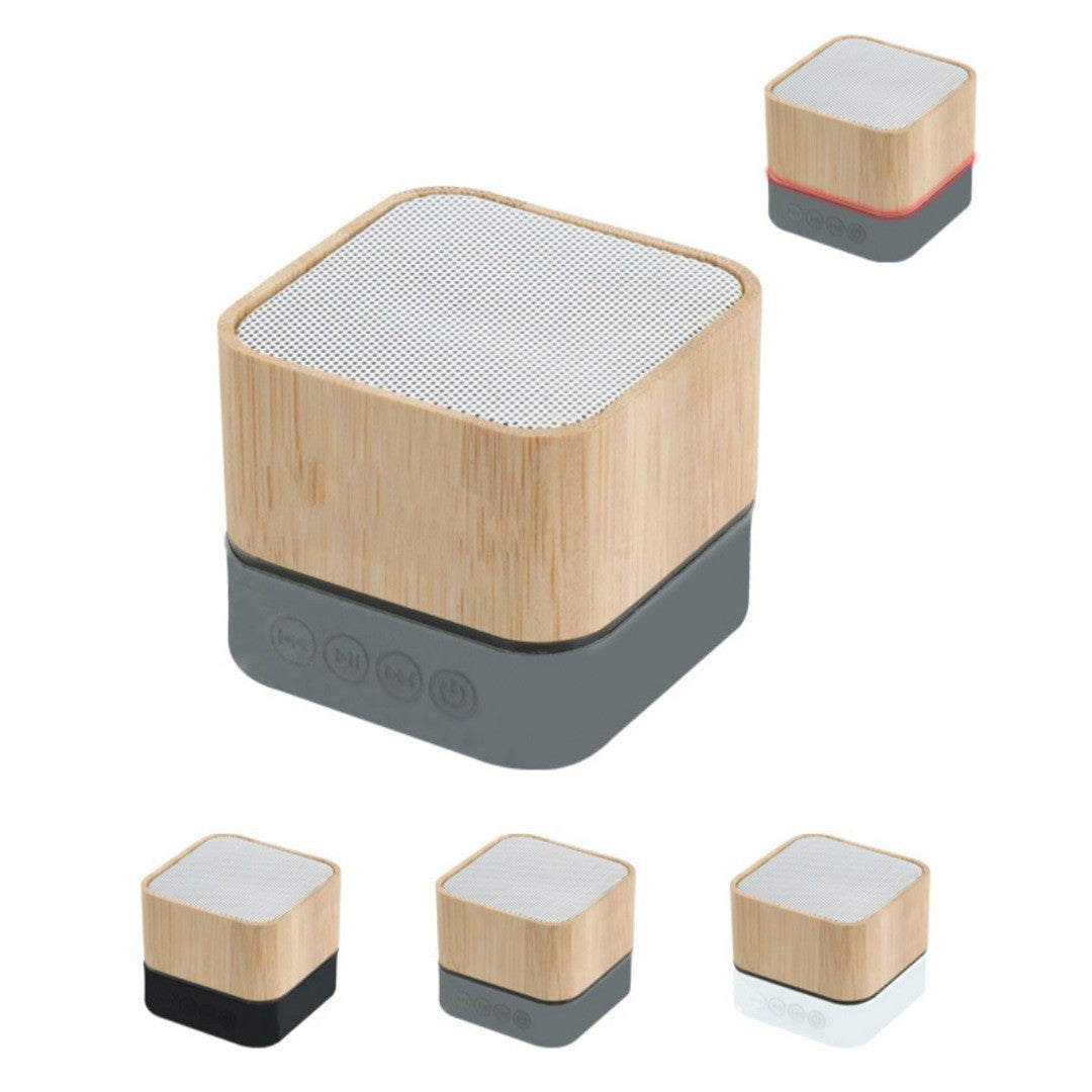 Enceinte Bluetooth étanche en bambou 