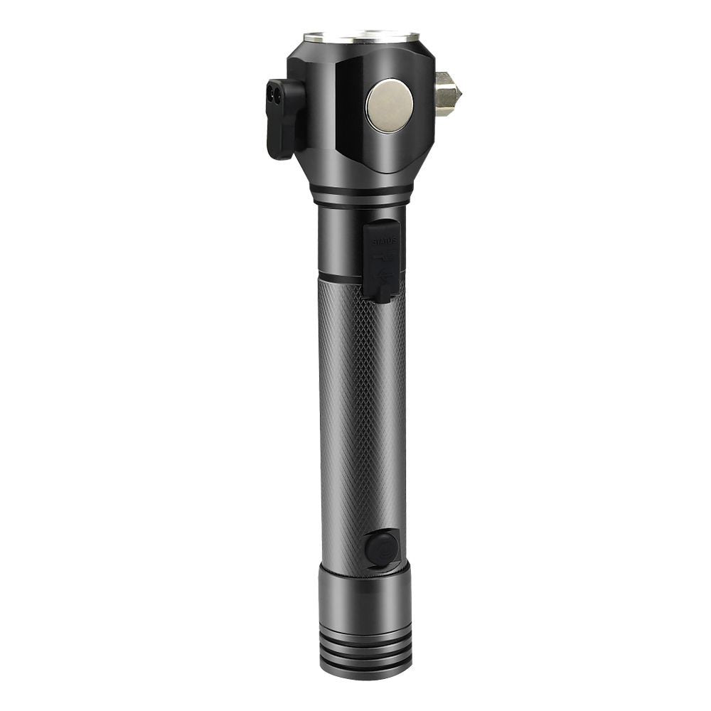 Linterna con martillo de seguridad 