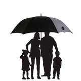 Parapluie de golf de 60 pouces pour quatre personnes 
