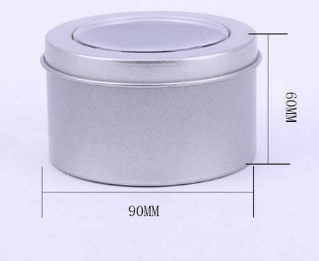 Iron Transparent Window Tin Box