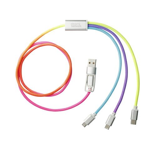 5 - in - 1 Charging Cables - Rainbow - Yorkn Inc✅