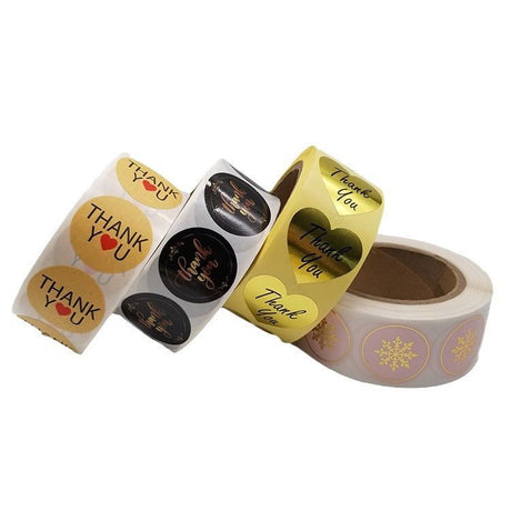 500 Pcs Stickers Per Roll Sticker - Yorkn Inc✅