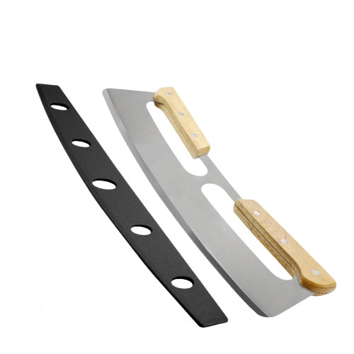 Couteau à pizza à double manche 