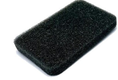 Caja de hierro rectangular con adorno 