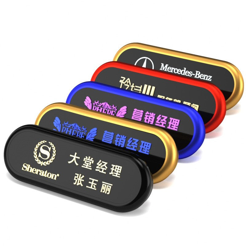 Badge nominatif lumineux 