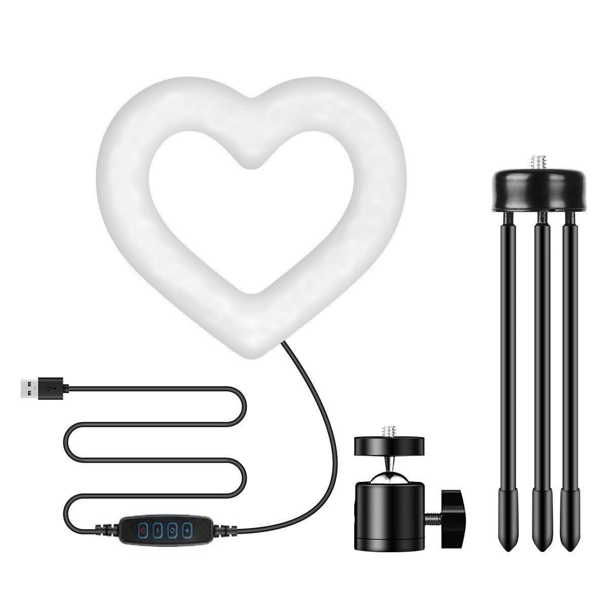 Luz de relleno en forma de corazón 