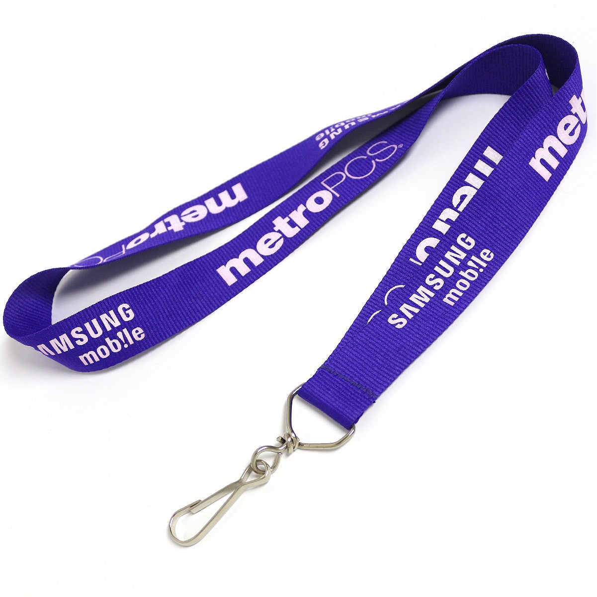 1" Badge Lanyard With Clip Swivel Hook