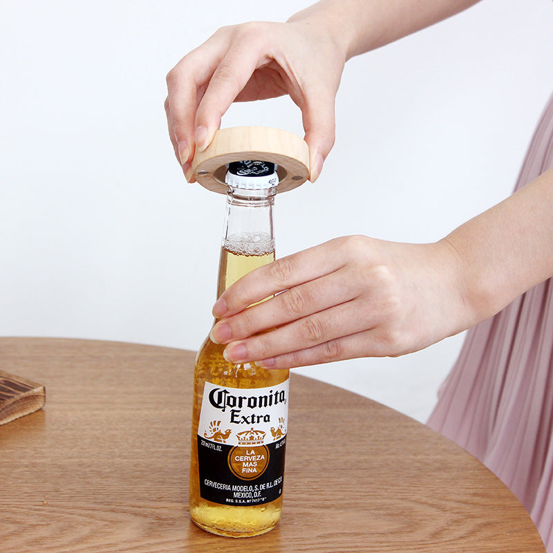 Wooden Magnetic Bottle Opener