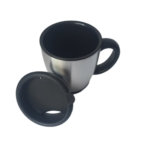 Tasse à café de 400 ml avec poignée et couvercle 