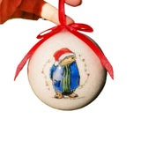 Boule de Noël scintillante incassable 