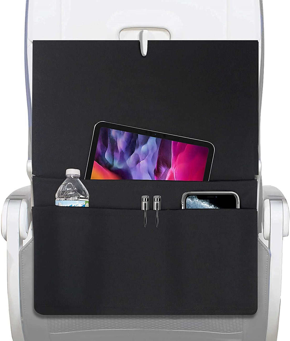Airline Tray Table Cover With Pockets