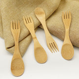 2 In 1 Spoon Made Of Bamboo