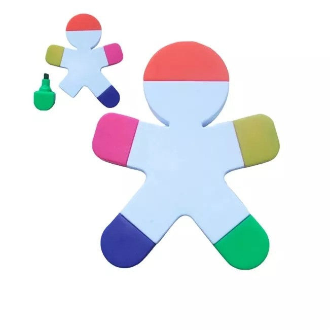 Surligneur coloré humanoïde 