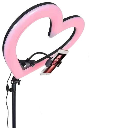 Luz para selfies en forma de corazón 