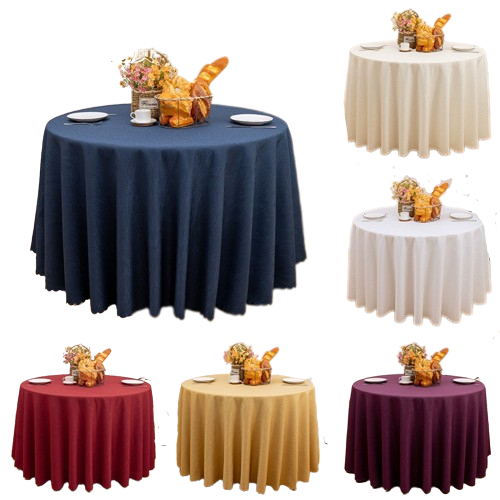 Cubierta de mesa redonda 