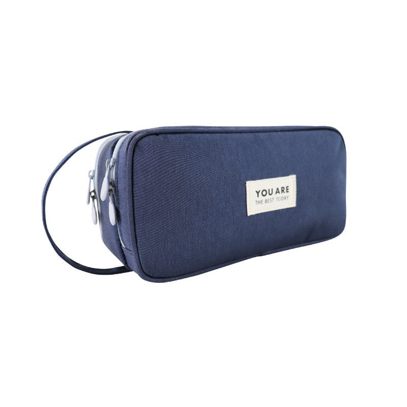 Trousse à stylos en tissu Oxford polyester 
